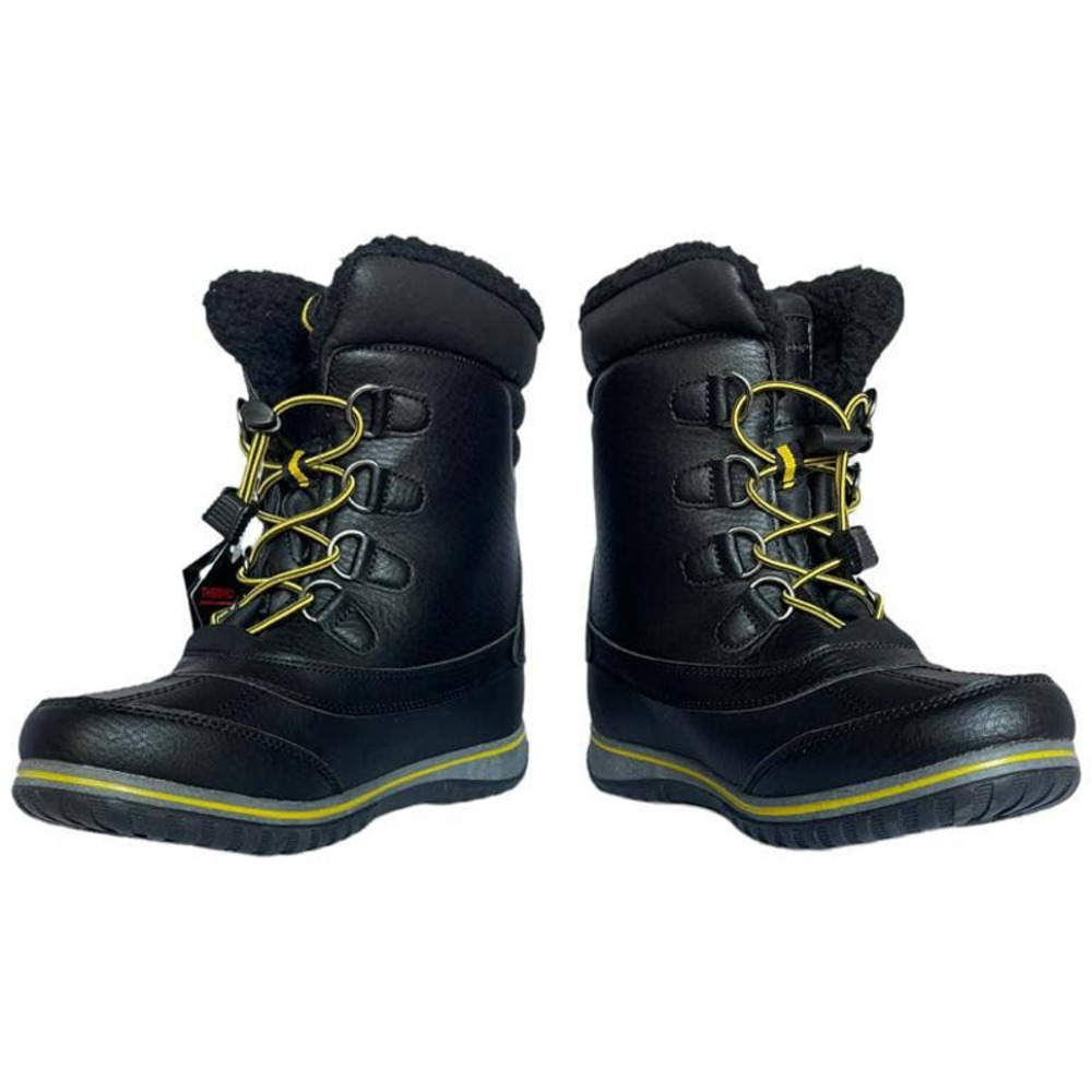 💎✨SEASON SALE✨💎 Weatherproof SLEIGH Blk Yellow Men's Boots - Picture 3 of 7